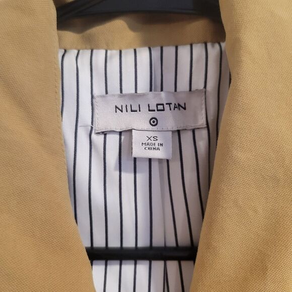 Nili Lotan x Targe Pleated Back Trench Coat Size XS - Picture 3 of 9